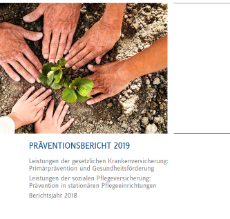 Präventionsbericht 2019 - Titelseite
