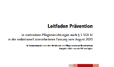 Leitfaden Prävention in stationären Pflegeeinrichtungen_Ausgabe 2022