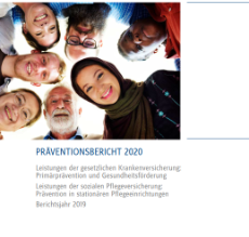 Bildausschnitt des Präventionsberichtes 2020, Berichtsjahr 2019