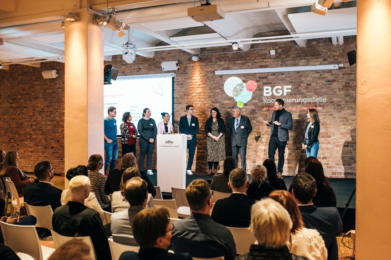 Preisverleihung an die baden-württembergische Unternehmen, Ideenwettbewerb