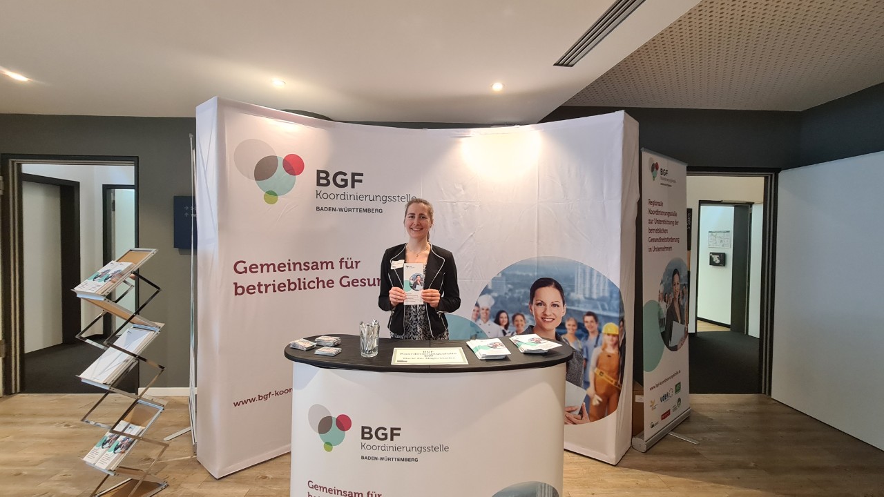 BGF-Messestand auf dem Fachtag