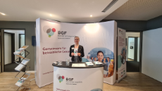 BGF-Messestand auf dem Fachtag