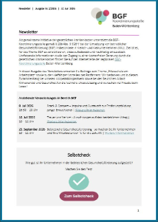 Deckblatt des Newsletters Ausgabe 2/2026