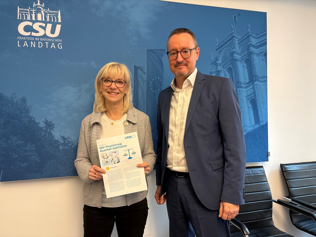 Thomas Hackenberg und Carolina Trautner, MdL (CSU)