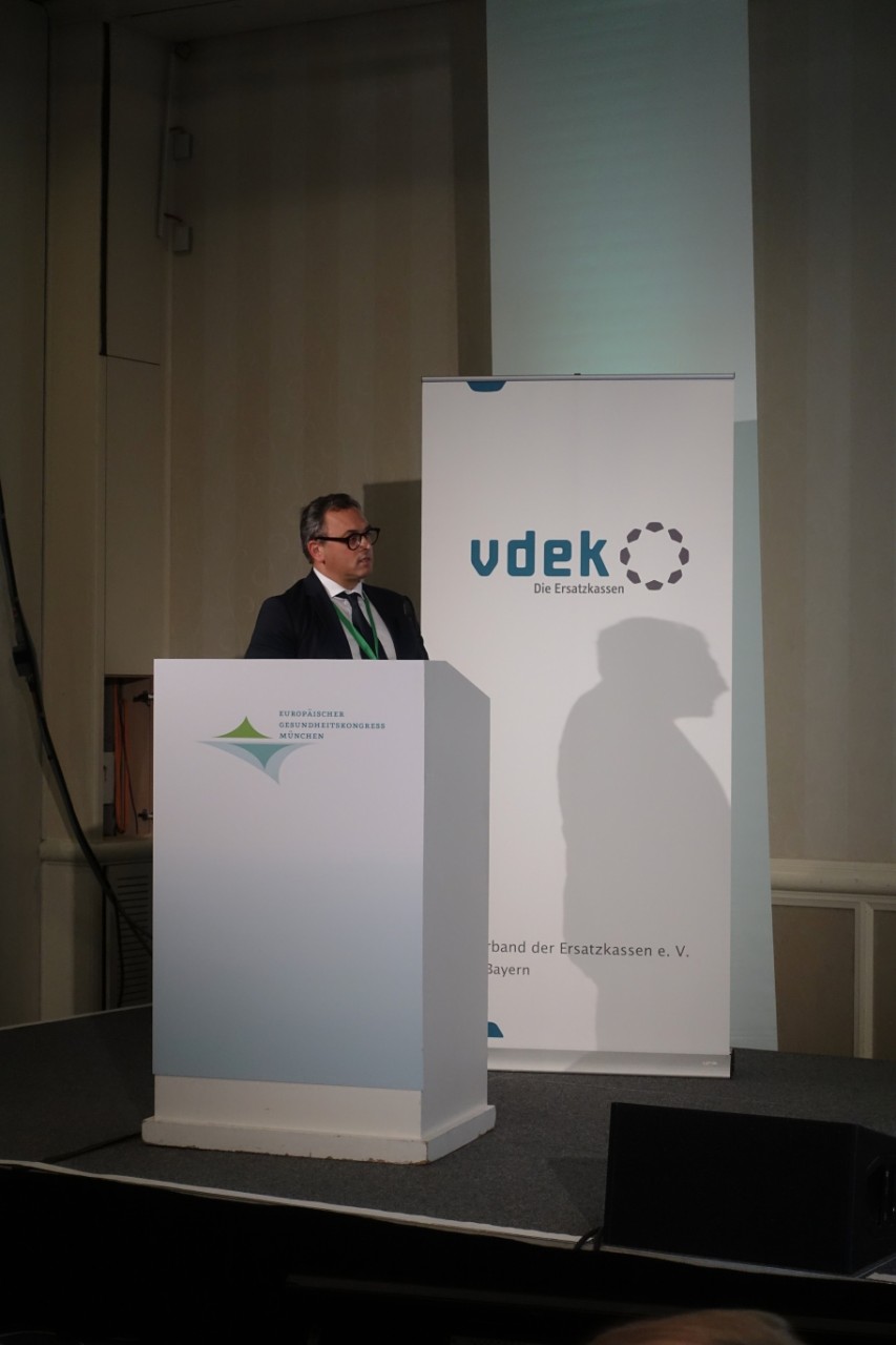 Der Impulsvortrag von Prof. Christian Karagiannidis.