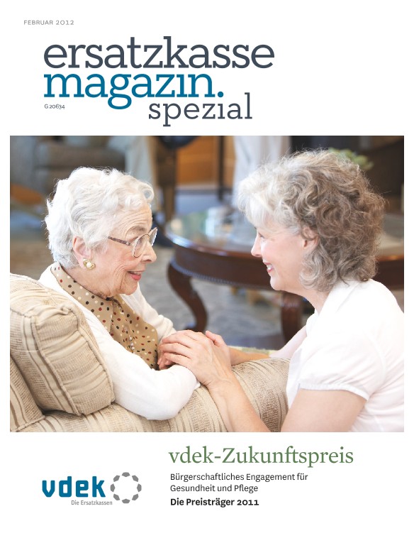 Gewinner des vdek-Zukunftspreises 2011 VDEK_Sonderbeilage_2012-206x270mm_120116.indd