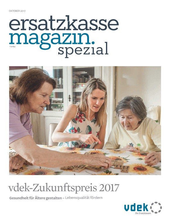Gewinner des vdek-Zukunftspreises 2017 170928_VDEK_Sonderbeilage_10-2017_v01_yr.indd