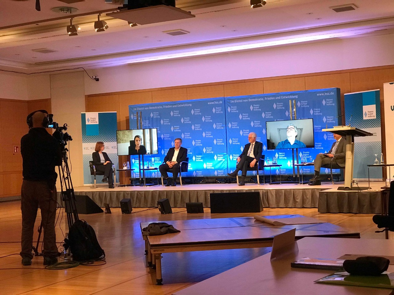 Die Podiumsdiskussion.