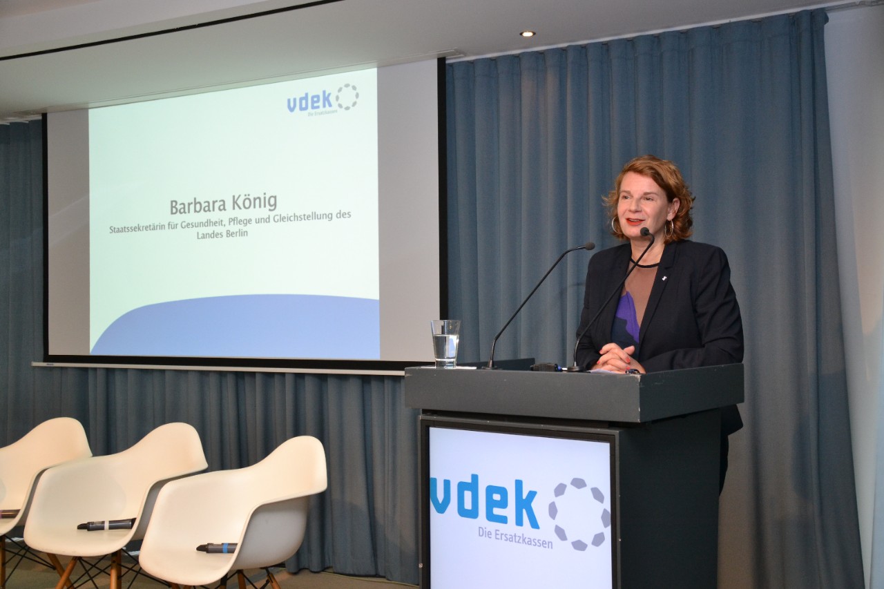 Barbara K&ouml;nig Staatssekret&auml;rin in der Senatsverwaltung f&uuml;r Gesundheit, Pflege und Gleichstellung in Berlin