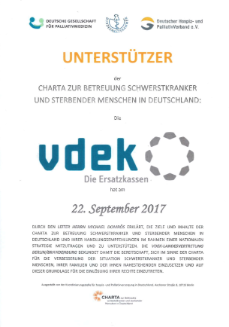 Urkunde-vdek-LV-Charta Urkunde-vdek-LV-Charta