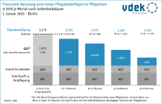 Finanzielle Belastung einer/ eines Plegebedürftigen im Pflegeheim