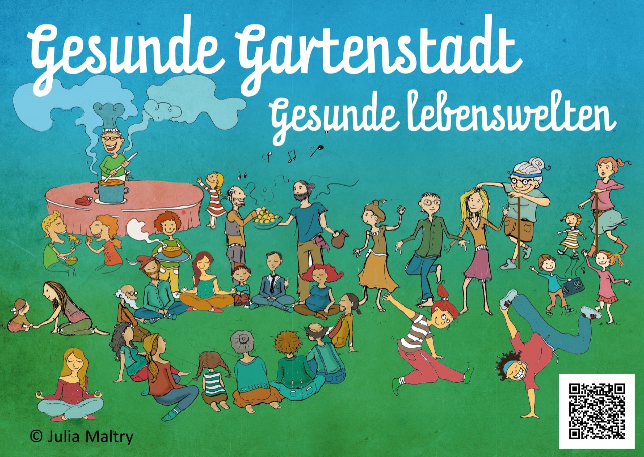 Comic; Personen verschiedenen Alters; diverse Aktivitäten wie Kochen, Meditieren und Tanzen