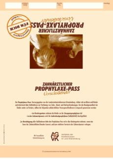 Prophylaxe Pass Vorschulkinder