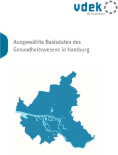 Das Cover des Hefts Basisdaten zum Gesundheitswesen in Hamburg ohne Jahreszahl