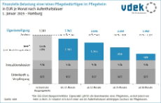 Grafik Finanzielle Belastung Pflegebedürftiger