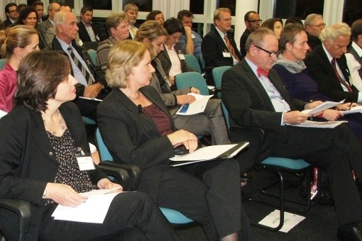 Blick in das Publikum der Podiumsdiskussion