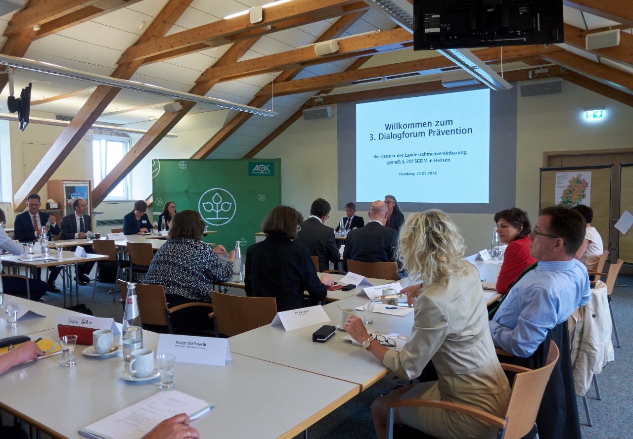 3. Dialogforum &quot;Pr&auml;vention&quot; in Hessen - Begr&uuml;&szlig;ung zu Beginn der Veranstaltung