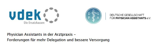 Screenshot PM vdek und DGPA