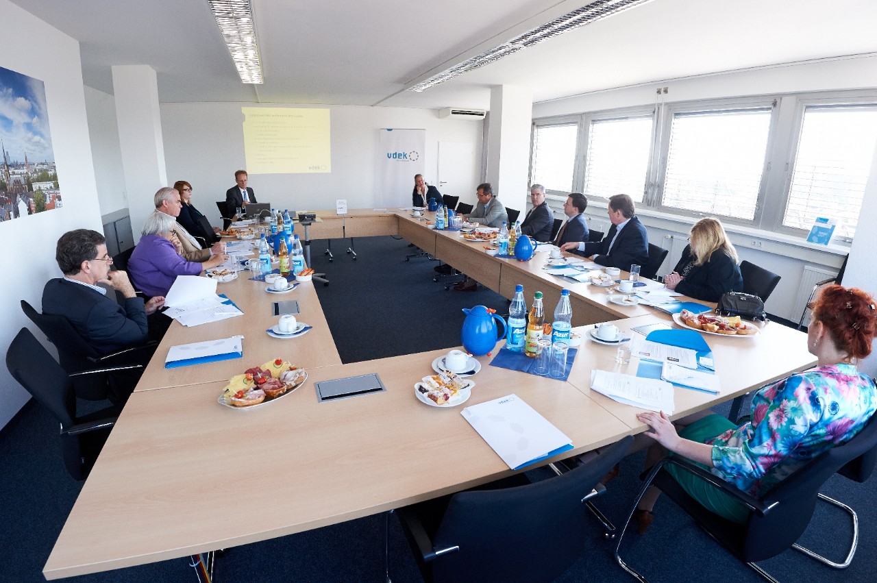 Die US-Delegation in den R&auml;umlichkeiten der vdek-LV Hessen