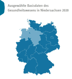 Broschüre Ausgewählte Basisdaten des Gesundheitswesens in Niedersachsenn 2020