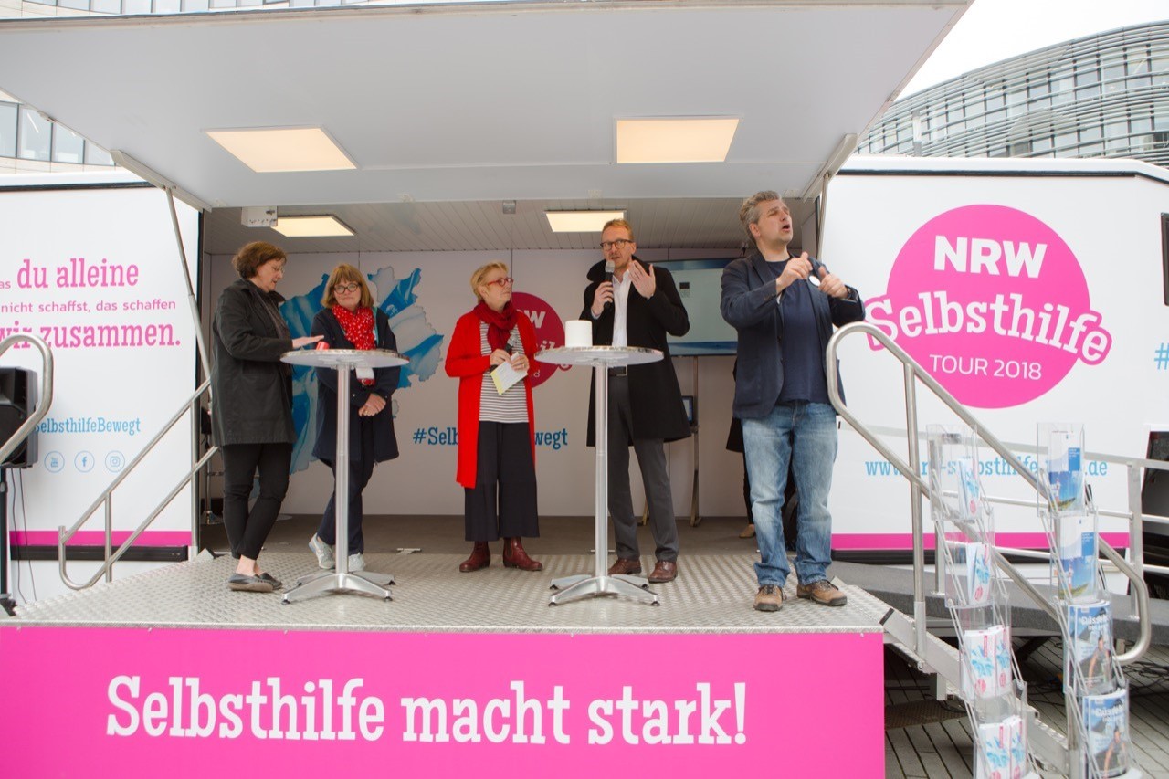 Start der NRW Selbsthilfe-Tour in D&uuml;sseldorf