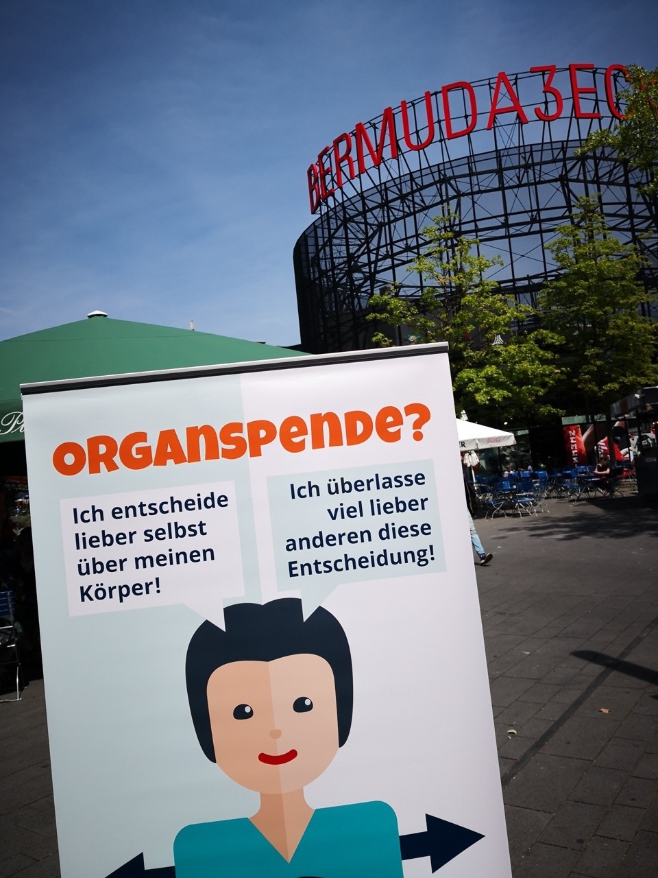 Bermuda-Dreieck, Tag der Organspende, 1.6.19, Bochum