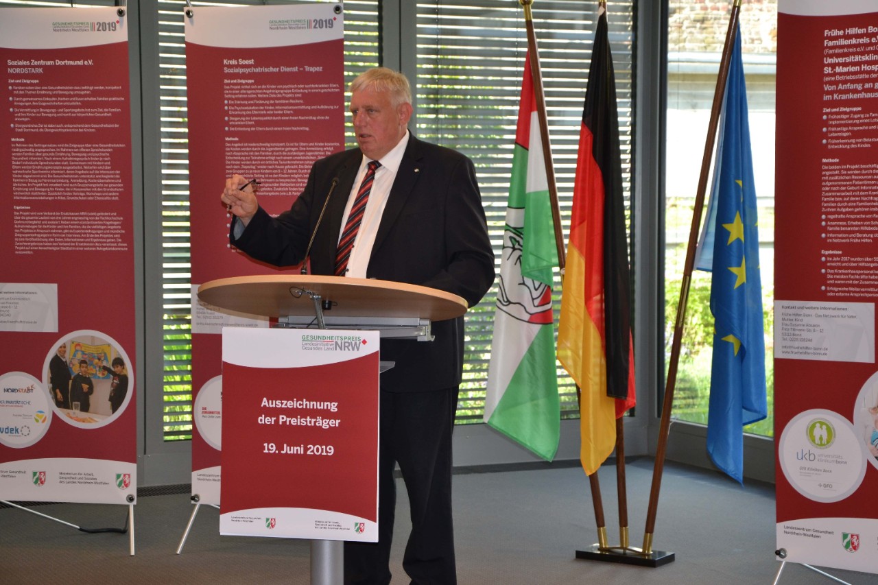 Minister f&uuml;r Arbeit, Gesundheit und Soziales NRW, Karl-Josef Laumann