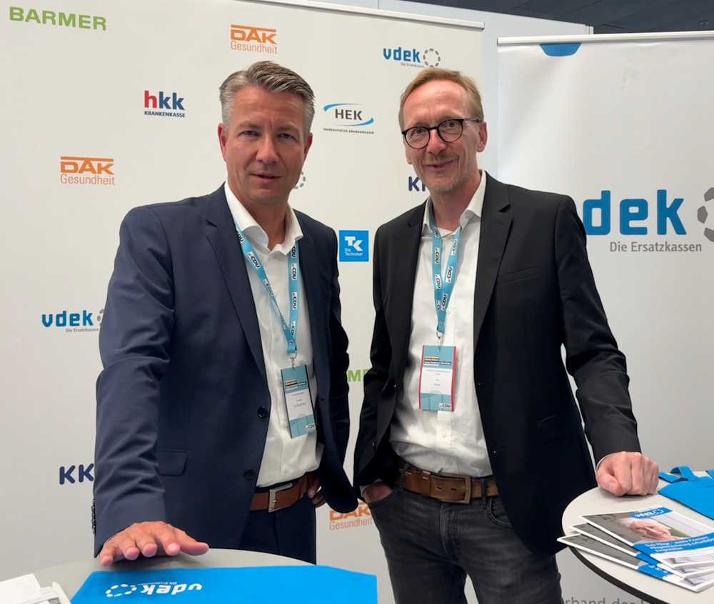 Matthias Kerkhoff MdL und vdek NRW-Leiter Dirk Ruiss