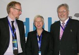 (v.l.n.r.): Dirk Ruiss (vdek), Dr. Sabine Graf (DGB NRW) und Norbert Post (MdL)