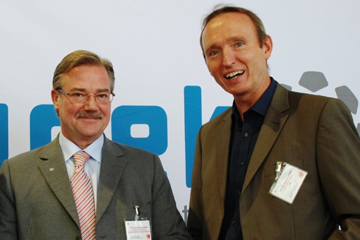 Andreas Hustadt (re) mit Bernhard Brautmeier (KVNo)