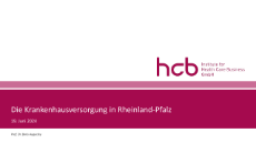 Vorstellung des hcb-Gutachtens für Rheinland-Pfalz PowerPoint-Präsentation