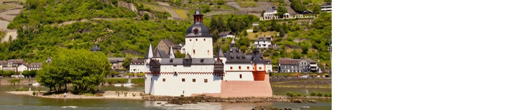 Rheinland-Pfalz, Burg Pfalzgrafenstein nahe der Stadt Kaub am Mittelrhein