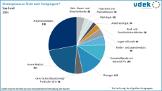 vdek-Basisdaten Saarland 2025 - Niedergelassende Aerzte nach Fachgruppen