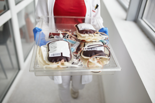 Blutkonserven Krankenhaus