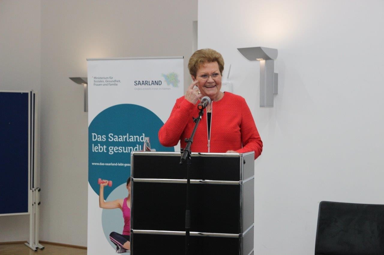 Gru&szlig;wort Monika Bachmann, Ministerin f&uuml;r Soziales, Gesundheit, Frauen und Familie