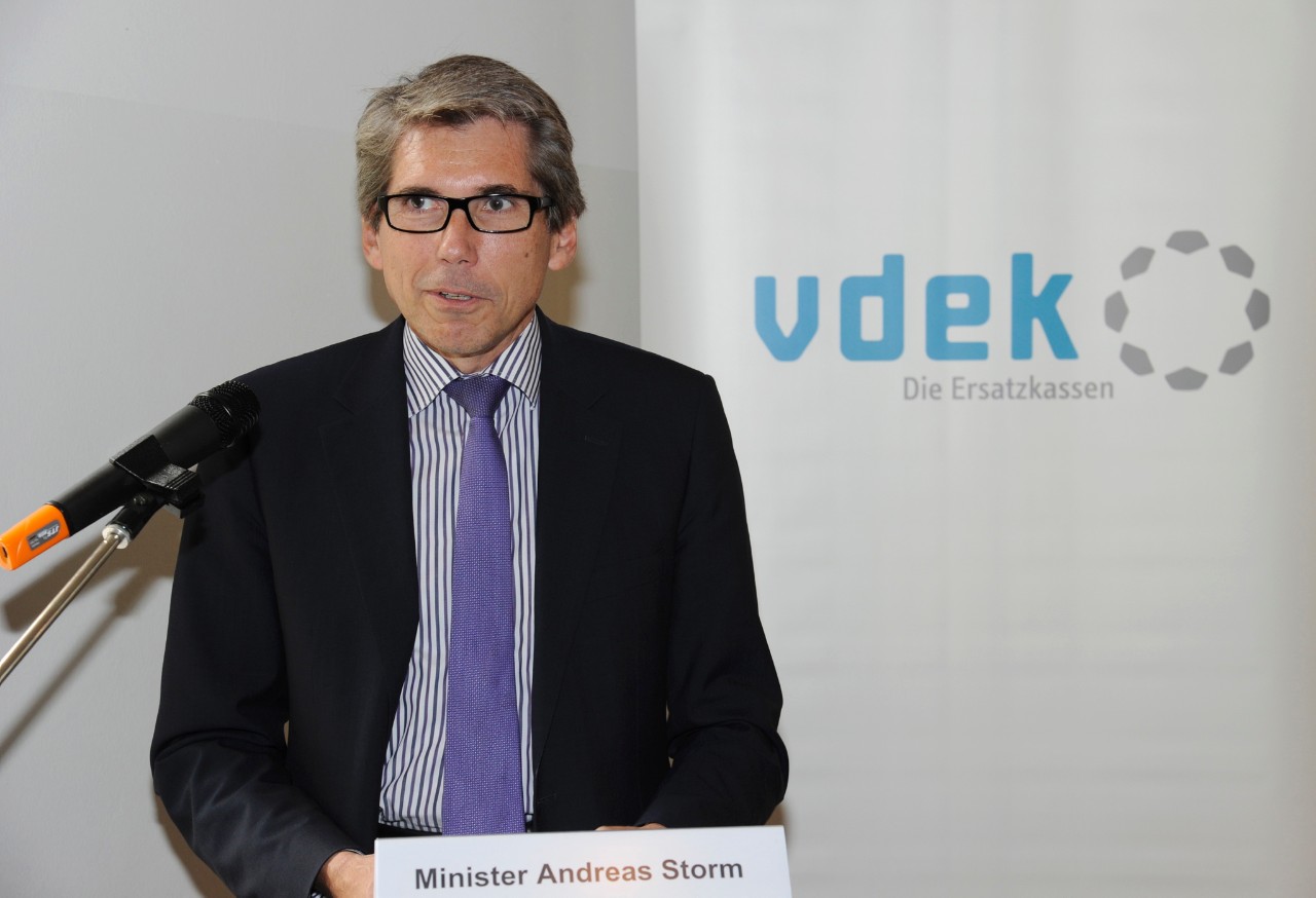 Andreas Storm, Minister f&uuml;r Soziales, Gesundheit, Frauen und Familie im Saarland