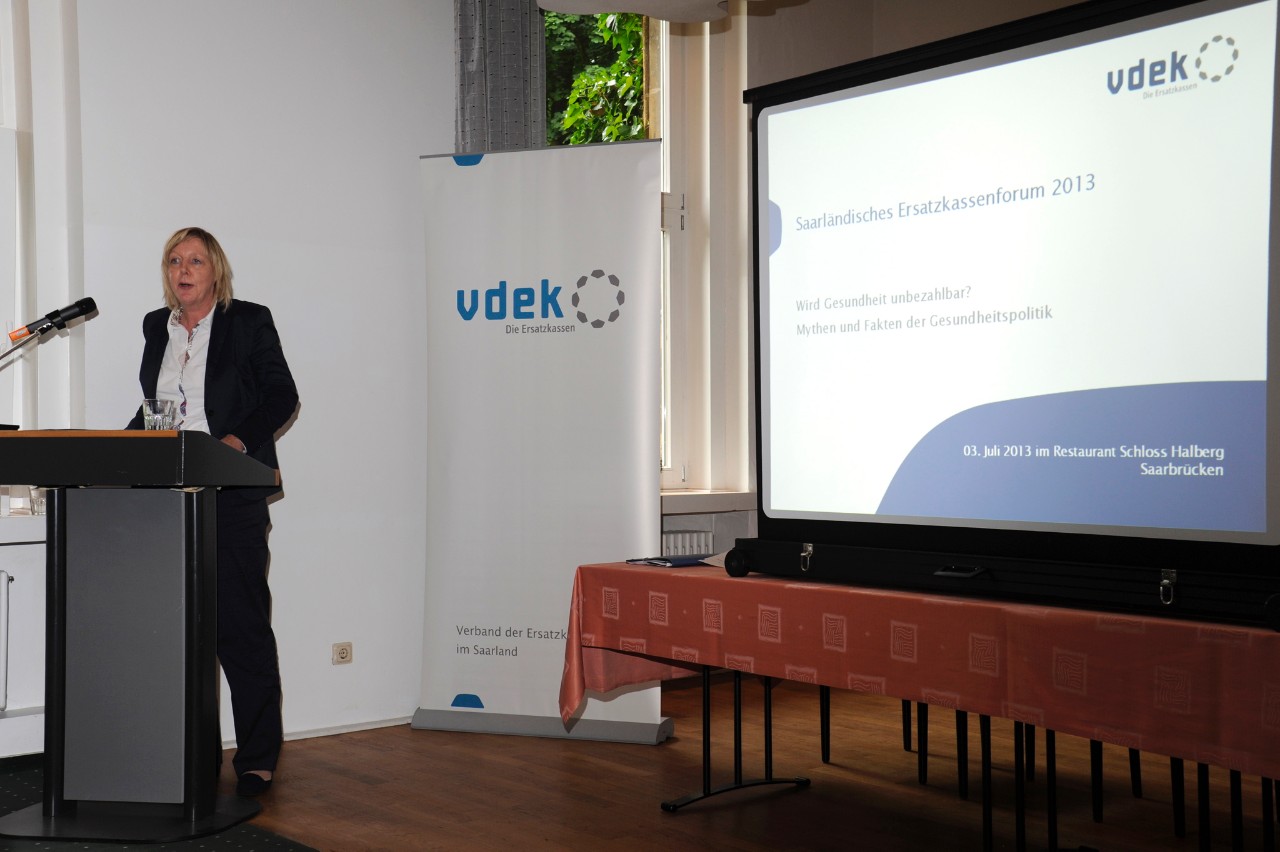 Ulrike Elsner, Vorstandsvorsitzende des vdek