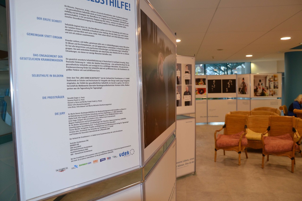 vdek-Fotoausstellung &quot;DAS KANN SELBSTHILFE!&quot;