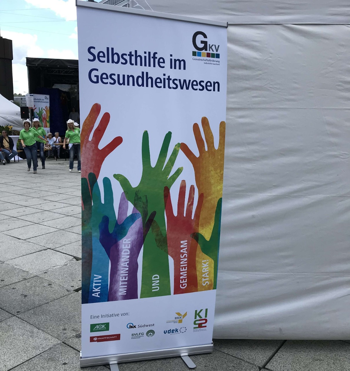 2. GKV-Selbsthilfetag in der Saarbr&uuml;cker Innenstadt