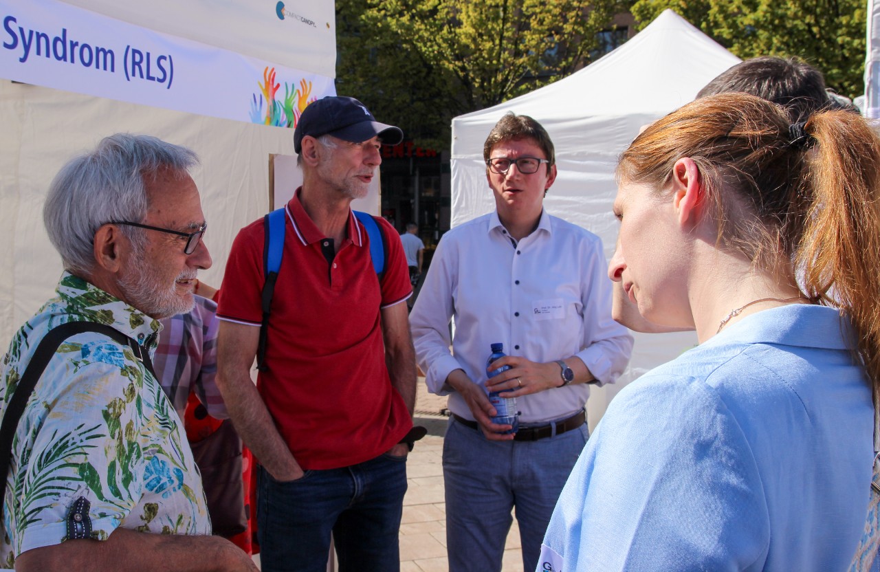 GKV im Gespr&auml;ch mit einer Gruppe des Restless Legs Syndrom