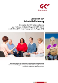 Deckblatt GKV Leitfaden Selbsthilfeförderung 2018 Deckblatt GKV Leitfaden Selbsthilfeförderung 2018