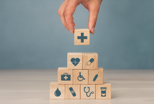 Würfel Medizin Gesundheit Hand