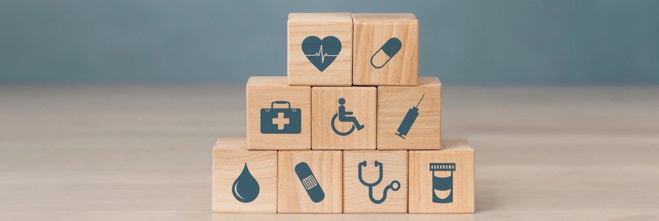 Würfel Medizin Gesundheit Hand