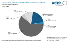 vdek-Basisdaten LVSAC Sachsen GKV-Versicherte Kassenart