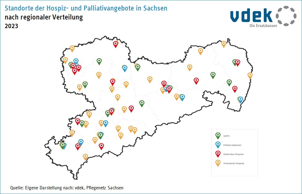 Basisdaten Sachsen Hospiz Palliativ Angebote Standorte