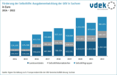 Basisdaten Sachsen Selbsthilfe Förderung Entwicklung Ausgaben GKV