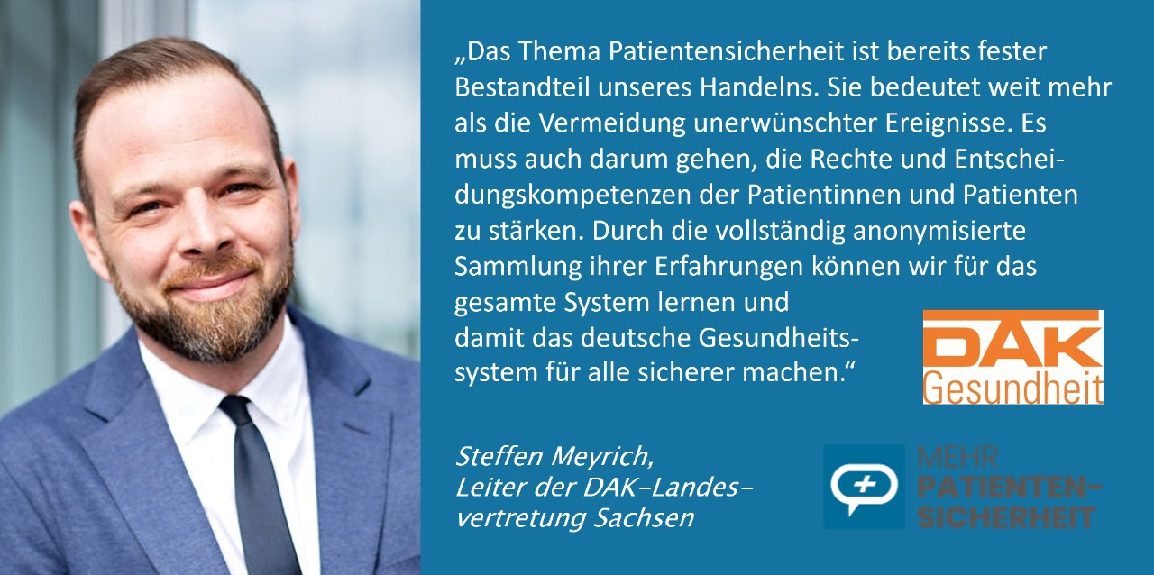 CIRS Sachsen DAK Patientensicherheit Steffen Meyrich