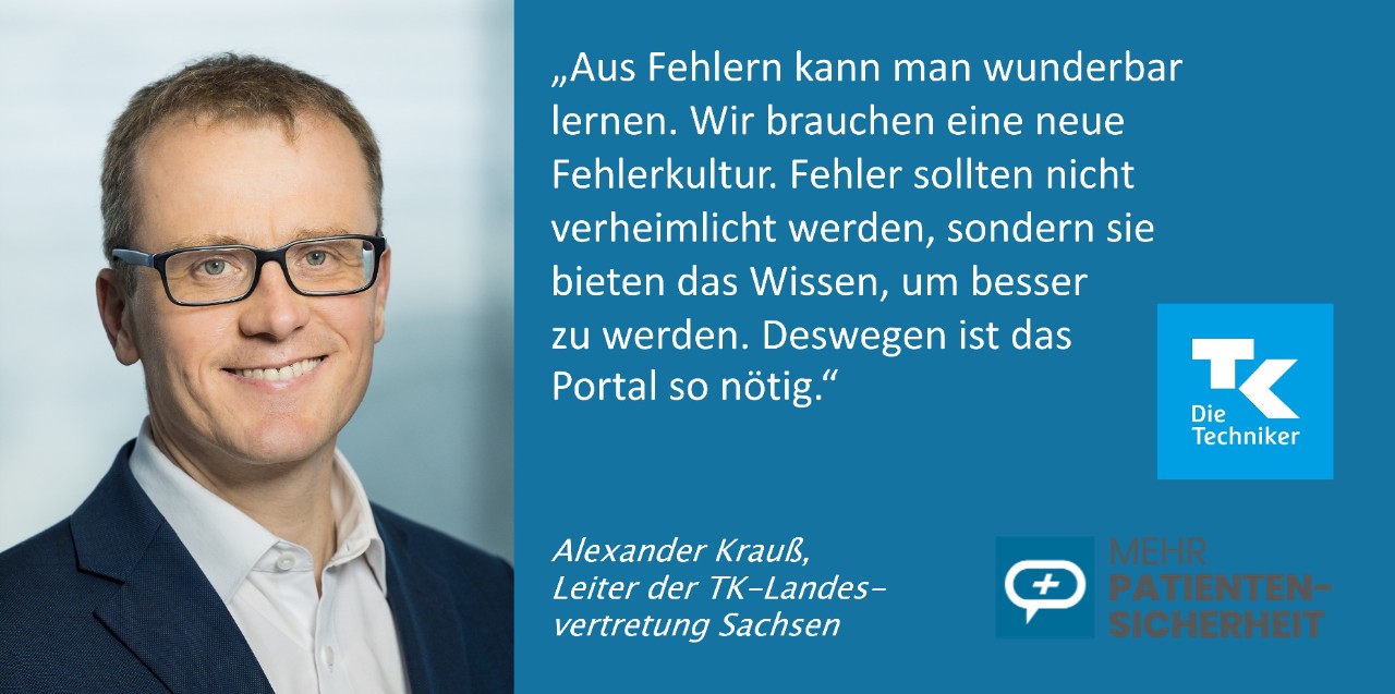 CIRS Sachsen TK Patientensicherheit Alexander Krauß