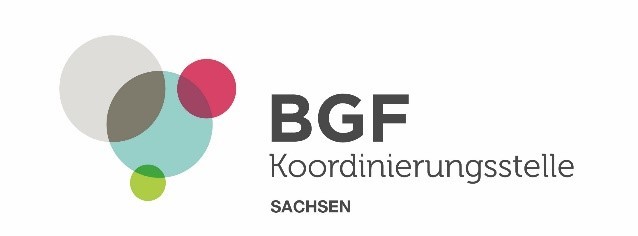 Betriebliche Gesundheitsförderung BGF-Koordinierungsstelle Sachsen Logo