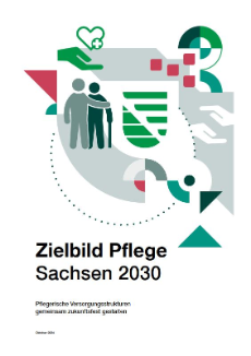 Titelblatt Zielbild Pflege Sachsen 2030